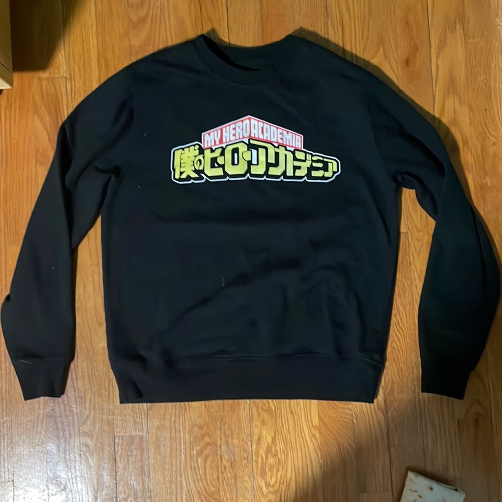 Funimation My Hero Academia fleece lined crew neck